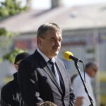 67 rocznica pogromu kieleckiego - Prezydent Kielc Wojciech Lubawski / Stanisław Blinstrub / Radio Kielce