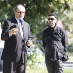 67 rocznica pogromu kieleckiego - Ambasador Izraela w Polsce Zvi Rav-Ner i Bogdan Białek / Stanisław Blinstrub / Radio Kielce