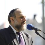 67 rocznica pogromu kieleckiego - Naczelny Rabin Polski Michael Schudrich / Stanisław Blinstrub / Radio Kielce