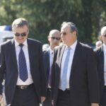 67 rocznica pogromu kieleckiego - Prezydent Kielc Wojciech Lubawski i Ambasador Izraela w Polsce Zvi Rav-Ner / Stanisław Blinstrub / Radio Kielce