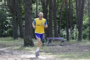 Pierwszy trening Vive Targów, na zdjęciu: Karol Bielecki / Kamil Król / Radio Kielce