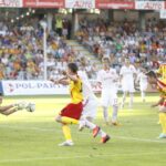 Fragment meczu Korona Kielce - Wisła Kraków / Kamil Król / Radio Kielce