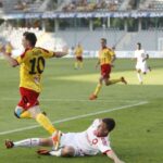 Fragment meczu Korona Kielce - Wisła Kraków / Kamil Król / Radio Kielce