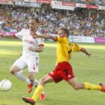 Fragment meczu Korona Kielce - Wisła Kraków / Kamil Król / Radio Kielce