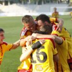 Radość kielczan po zdobyciu pierwszej bramki / Kamil Król / Radio Kielce