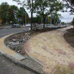 Krajobraz przebudowy kieleckich ulic. Aleja Tysiąclecia PP. / Piotr Michalski / Radio Kielce