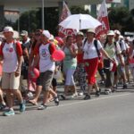 32. pielgrzymka na Jasną górę dotarła do Kielc. / Piotr Michalski / Radio Kielce