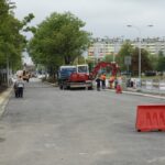 Krajobraz przebudowy kieleckich ulic. Aleja Tysiąclecia PP. / Piotr Michalski / Radio Kielce