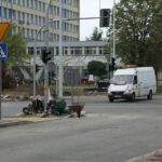 Krajobraz przebudowy kieleckich ulic.Ulica Radiowa. / Piotr Michalski / Radio Kielce