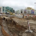 Krajobraz przebudowy kieleckich ulic.Węzeł Żelazna. / Piotr Michalski / Radio Kielce