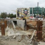 Krajobraz przebudowy kieleckich ulic.Węzeł Żelazna. / Piotr Michalski / Radio Kielce