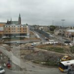 Krajobraz przebudowy kieleckich ulic.Węzeł Żelazna. / Piotr Michalski / Radio Kielce