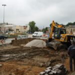 Krajobraz przebudowy kieleckich ulic.Węzeł Żelazna. / Piotr Michalski / Radio Kielce