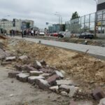 Krajobraz przebudowy kieleckich ulic.Węzeł Żelazna. / Piotr Michalski / Radio Kielce