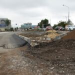 Krajobraz przebudowy kieleckich ulic.Węzeł Żelazna. / Piotr Michalski / Radio Kielce