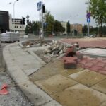 Krajobraz przebudowy kieleckich ulic.Aleja Tysiąclecia PP. / Piotr Michalski / Radio Kielce