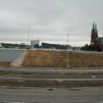 Krajobraz przebudowy kieleckich ulic.Węzeł Żelazna. / Piotr Michalski / Radio Kielce