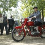 Zlot SHL w Tokarni - czerwony Junak / Stanisław Blinstrub / Radio Kielce