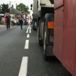 Blokada krajowej 74 w Opatowie / Teresa Czajkowska / Radio Kielce