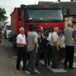 Blokada krajowej 74 w Opatowie / Teresa Czajkowska / Radio Kielce