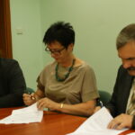 Podpisanie umowy na modernizacje oczyszczalni w Jędrzejowie / Ewa Pociejowska-Gawęda / Radio Kielce