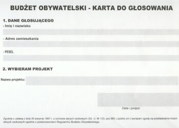 Formularze Budżetu Obywatelskiego / Urząd Miasta