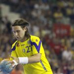 Fragment meczu Vive Targi - Frisch Auf Goeppingen / Kamil Król / Radio Kielce