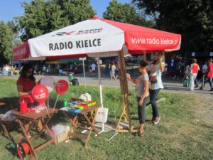Radio Kielce za Dymarkach Świętokrzyskich w Nowej Słupi / Konrad Łużniak / Radio Kielce