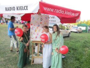 Radio Kielce za Dymarkach Świętokrzyskich w Nowej Słupi / Konrad Łużniak / Radio Kielce