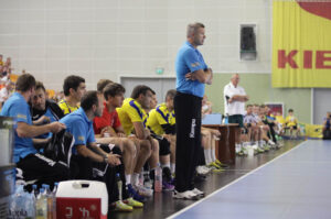 2013.08.03 Galeria Echo Kielce Cup, mecz Vive Targi - Tatran Preszow / Wojciech Habdas / Radio Kielce