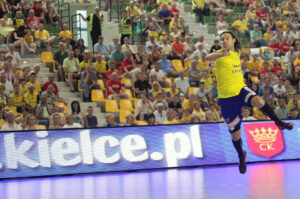 2013.08.03 Galeria Echo Kielce Cup, mecz Vive Targi - Tatran Preszow / Wojciech Habdas / Radio Kielce