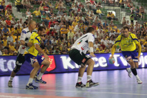 2013.08.03 Galeria Echo Kielce Cup, mecz Vive Targi - Tatran Preszow / Wojciech Habdas / Radio Kielce