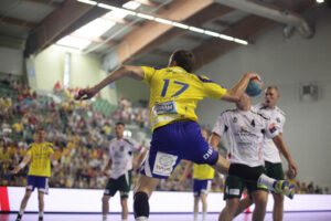 2013.08.03 Galeria Echo Kielce Cup, mecz Vive Targi - Tatran Preszow / Wojciech Habdas / Radio Kielce