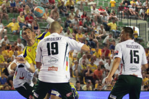 2013.08.03 Galeria Echo Kielce Cup, mecz Vive Targi - Tatran Preszow / Wojciech Habdas / Radio Kielce