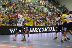 2013.08.03 Galeria Echo Kielce Cup, mecz Vive Targi - Tatran Preszow / Wojciech Habdas / Radio Kielce