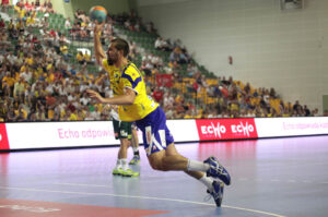 2013.08.03 Galeria Echo Kielce Cup, mecz Vive Targi - Tatran Preszow / Wojciech Habdas / Radio Kielce