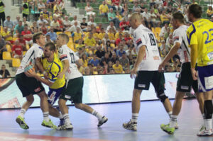 2013.08.03 Galeria Echo Kielce Cup, mecz Vive Targi - Tatran Preszow / Wojciech Habdas / Radio Kielce