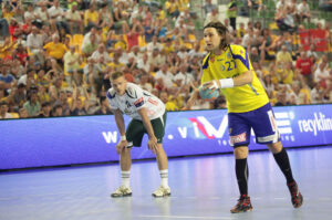2013.08.03 Galeria Echo Kielce Cup, mecz Vive Targi - Tatran Preszow / Wojciech Habdas / Radio Kielce