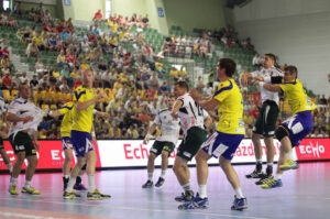 2013.08.03 Galeria Echo Kielce Cup, mecz Vive Targi - Tatran Preszow / Wojciech Habdas / Radio Kielce