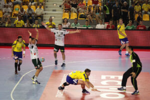 2013.08.03 Galeria Echo Kielce Cup, mecz Vive Targi - Tatran Preszow / Wojciech Habdas / Radio Kielce