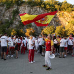 2013.08.03 XVI Światowe Igrzyska Polonijne. Ceremonia rozpoczęcia. Sportowcy przez paradą / Wojciech Habdas / Radio Kielce