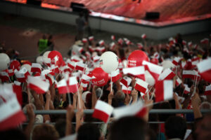 2013.08.03 XVI Światowe Igrzyska Polonijne. Ceremonia rozpoczęcia / Wojciech Habdas / Radio Kielce