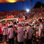 2013.08.03 XVI Światowe Igrzyska Polonijne. Ceremonia rozpoczęcia / Wojciech Habdas / Radio Kielce