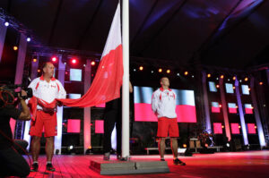 2013.08.03 XVI Światowe Igrzyska Polonijne. Ceremonia rozpoczęcia / Wojciech Habdas / Radio Kielce