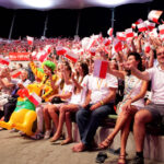 2013.08.03 XVI Światowe Igrzyska Polonijne. Ceremonia rozpoczęcia / Wojciech Habdas / Radio Kielce