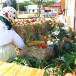 Słomiane kukły ozdobą dożynek w Rybitwach / Grażyna Szlęzak-Wójcik / Radio Kielce