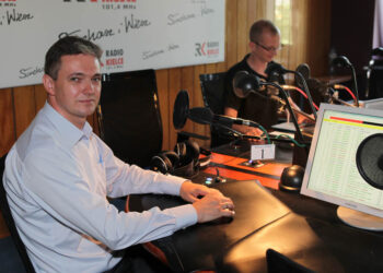 Adam Jarubas w studiu Radia Kielce / Wojciech Habdas / Radio Kielce