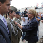 Kieleckie obchody Dnia Wojska Polskiego. Podczas uroczystości wręczone zostały medale i awanse na wyższe stopnie wojskowe. / Wojciech Habdas / Radio Kielce