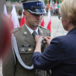 Kieleckie obchody Dnia Wojska Polskiego. Podczas uroczystości wręczone zostały medale i awanse na wyższe stopnie wojskowe. / Wojciech Habdas / Radio Kielce