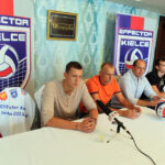 Konferencja Effectora Kielce (20 sierpnia 2013). Prezentacja nowych zawodników. / Wojciech Habdas / Radio Kielce